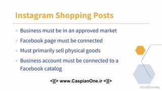 Using Instagram Shopping posts