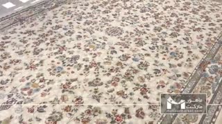 فرش طرح افشان 1200 شانه کرم - نقشه گلسا