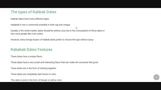 Kabkab Dates Crystal Dates