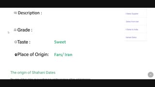 Shahani Dates Crystal Dates