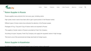 Iranian Raisin Supplier Fresh city