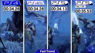 مقایسه بازی God of War 2018 روی سه کنسول PS4، PS4 Pro و PS5