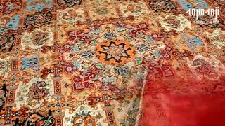 سرویس ترمه ابریشمی مدل خشتی | ترمه سرمه