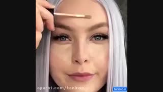 آموزش آرایش صورت با کرم پودر