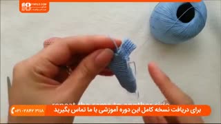 آموزش عروسک بافی با قلاب _ قلاب بافی شلوار عروسک