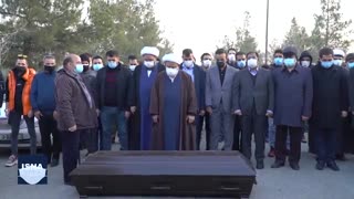 تشییع پیکر علی انصاریان در بهشت زهرا