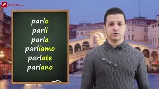 صرف افعال با قاعده ایتالیایی (گروه اول)