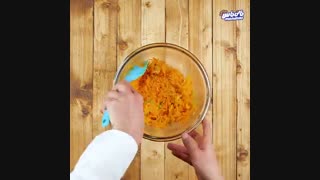 آموزش تهیه کاناپ هویج