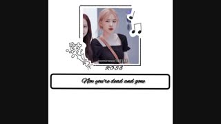 لیریک سولوی جدید رزی...بلک پینک♡