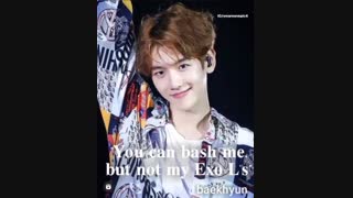 ادیت از حرفای اعضای اکسو به اکسو ال