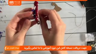 جواهردوزی _ دوخت پیکسل طرح مرغ دریایی