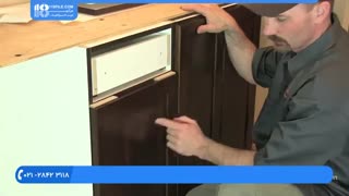 آموزش کابینت سازی _  نحوه نصب درب کابینت