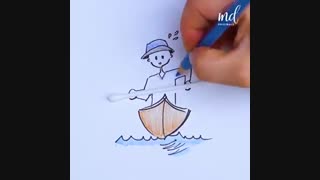 آموزش نقاشی با اجسام