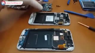 نحوه تعویض صفحه نمایش گوشی سامسونگ S4 - فونی شاپ
