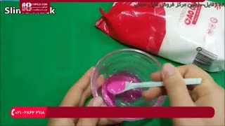 آموزش ساخت  اسلایم _ ساخت اسلایم با شکر و چسب