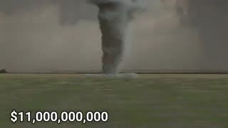 وحشتناک ترین و بزرگترین گردبادی که جهان به خود دیده است