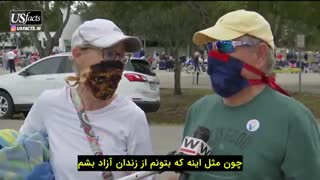 گزارش cbc از صف های طولانی دریافت واکسن کرونا در آمریکا