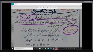 شیمی دهم ، بخش دوم : ترکیب اکسیژن با فلزات و نافلزات ،هواکره ، اثر گلخانه ای ، شیمی سبز ( استا امیری)