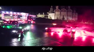 دریفت فورد موستانگ به همراه لامبورگینی مورسیه لاگو