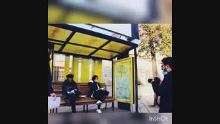 پشت صحنه فیلم کوتاه یک بسته شیرینی