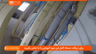 نصب کناف سقف _  استفاده از پلیمر کناف برای صاف کردن دیوارها