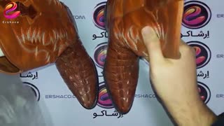 ارشاکوـآنباکسینگ_بوت_کابوی_پوست_تمساح_El_Presidente