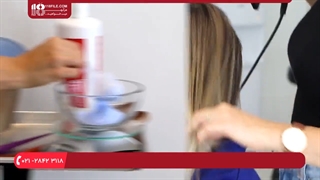 آموزش رنگ مو _ نحوه استفاده از اولاپلکس