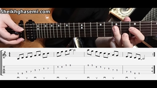 آموزش گیتار الکتریک تکنیک Hammer on pull off