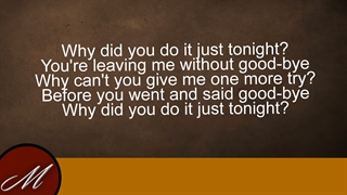 مدرن تاکینگ آهنگ زیبای : Why Did You Do It Just Tonight