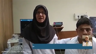 اکو قلب از طریق مری