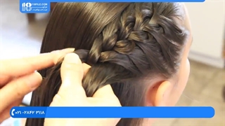 آموزش بافت مو _ بافت فرانسوی مدل رو