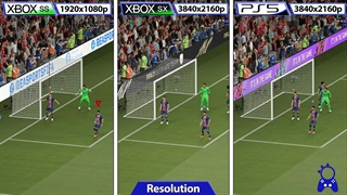 مقایسه گرافیکی بازی فیفا ۲۱ در ایکس باکس سری اس |ایکس و پلی استیشن ۵