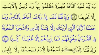 منظور از شجره ملعونه در آیه 60 سوره اسراء چیست ؟ مگر درخت گناه میکند که مورد لعن قرار بگیرد ؟