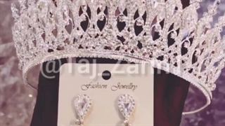 تاج عروس ملکه ای بسیار زیبا و پرکار