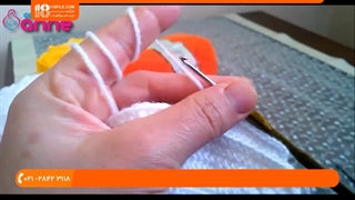 آموزش بافت شخصیت های کارتونی _ بافت کفش بچه گانه