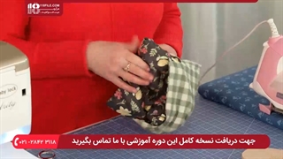 دوخت سرویس آشپزخانه _ دوخت کیسه پارچه ای برای مایکروویو