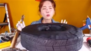 اسمرفود/ کیک لاستیکی/ کره ای