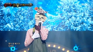 کاور مینی از آهنگ snow در برنامه king of the masked sjnger