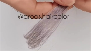 آموزش ترکیب رنگ مو یاسی نقره ای وال وار