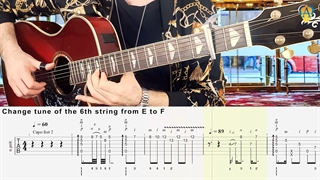 آموزش آهنگ Despacito دسپاسیتو سرعت اصلی - تنظیم و گیتار : امین فرامرزی