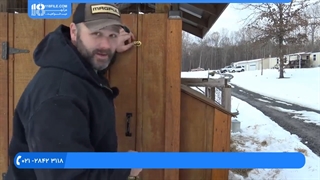 پرورش مرغ _ آماده کردن قفس مرغ و جوجه ها برای فصل زمستان