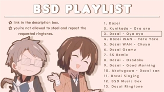 BSD play list_bungou stray dogs