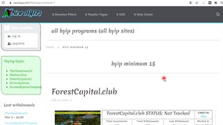 hyip minimum 1$