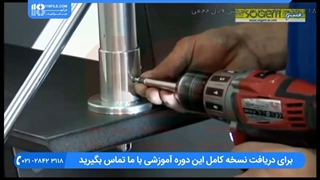 آموزش نصب نرده فلزی برای راه پله