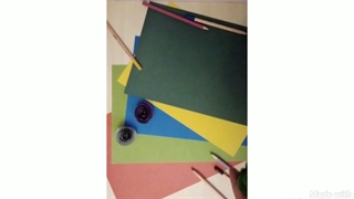 ساخت اریگامی ساده گل