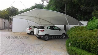 سقف پارکینگ- سایبان اتومبیل-پوشش سقف-سقف خودرو-سایبان برزنتی ماشین