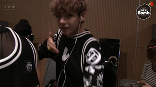 بنگتن بمب ۱۶ بی تی اس bts bangtan bomb EP 16 V's Hard Dance Practice + ( زیرنویس فارسی )