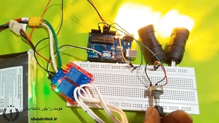 چطور با برد آردوینو همزمان 2 لامپ 220 ولتی را کنترل کنیم؟