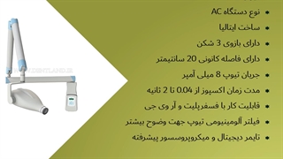 دستگاه رادیوگرافی دندانپزشکی اوریکس ORIX دیواری AC | دنت لند