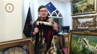 تابلو فرش دستباف دو خواهر _ تابلو فرش ابری سردرود